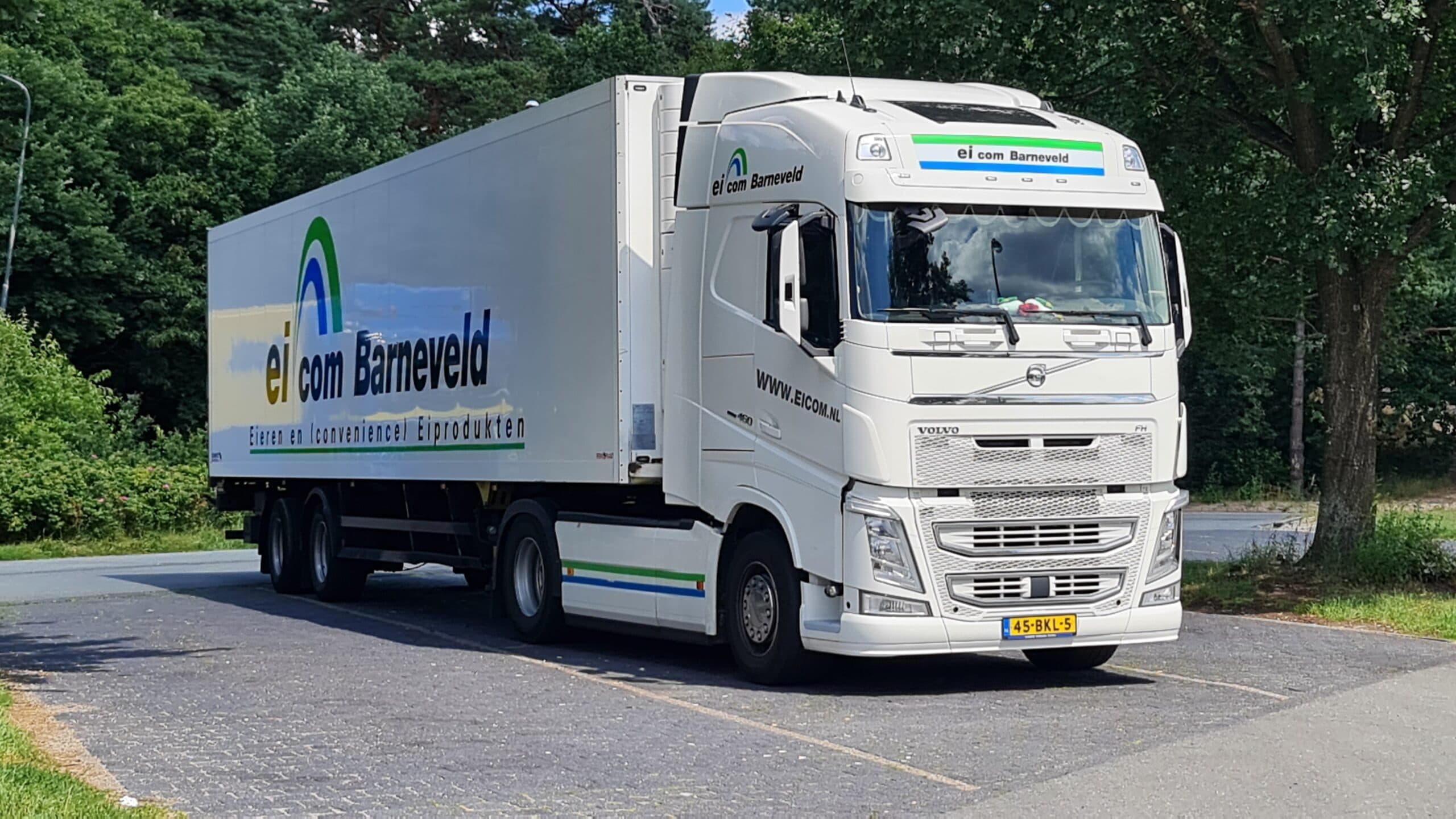 Vrachtwagen van Eicom Barneveld
