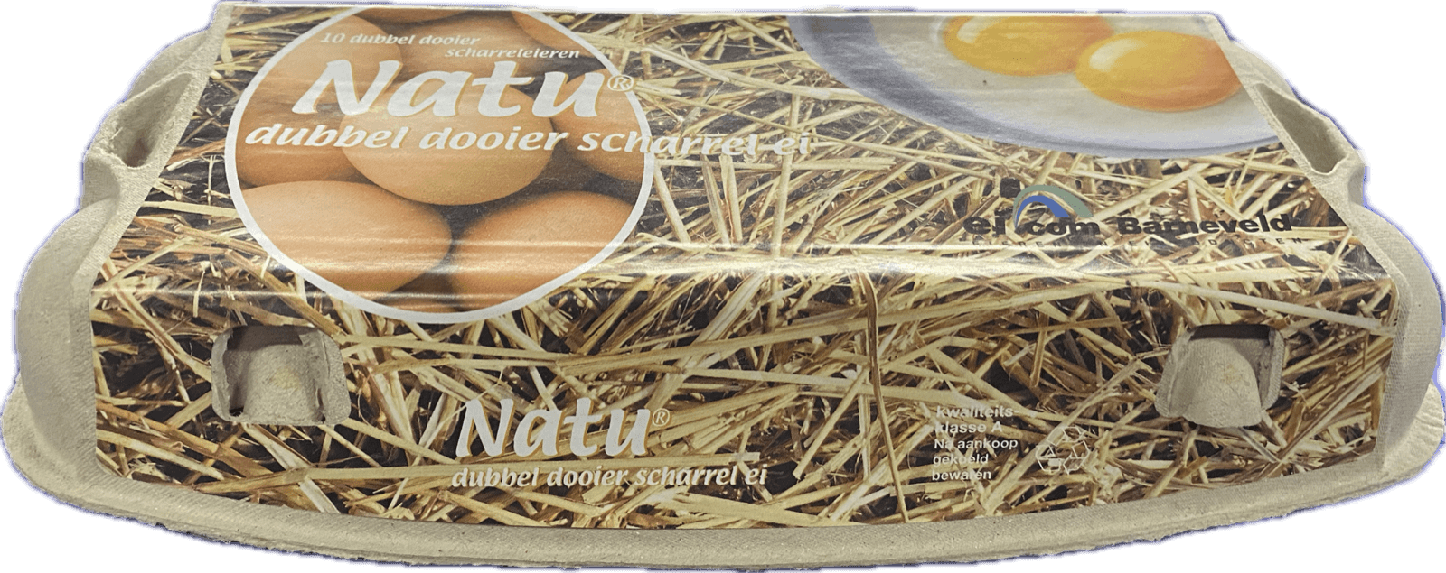 Natu double-yolk barn eggs