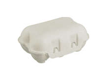 Sustainable egg carton, natural