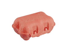 Sustainable egg carton, red