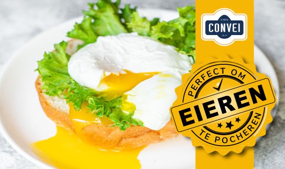 Eieren perfect om te pocheren