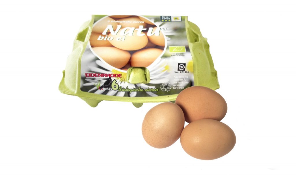 Natu Biologische eieren 6 stuks 